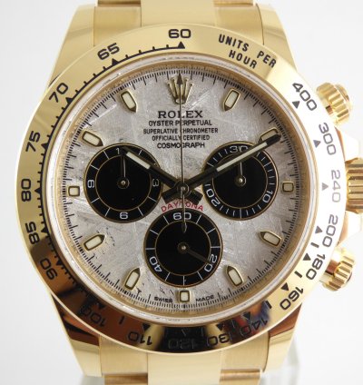 Rolex Daytona Gold Meteorite Dial