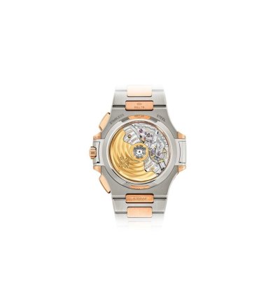 Patek Philippe Nautilus Blue Dial With 2 Tones Rose Gold And Stainless Steel