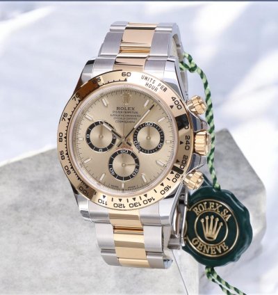 Rolex Daytona Gold Steel - Champagne Dial Unworn 2025