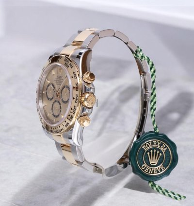 Rolex Daytona Gold Steel - Champagne Dial Unworn 2025