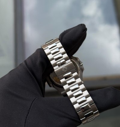 Patek Philippe Nautilus Blue Dial With Box