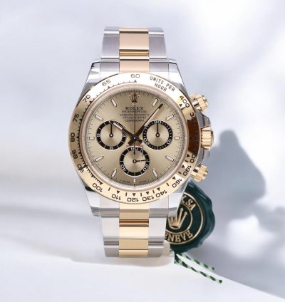 Rolex Daytona Gold Steel - Champagne Dial Unworn 2025