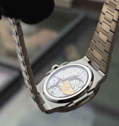 Patek Philippe Nautilus Blue Dial With Box