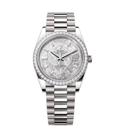 Rolex Day-date 40 Meteorite Set With Diamonds 228349rbr Unworn Full Set