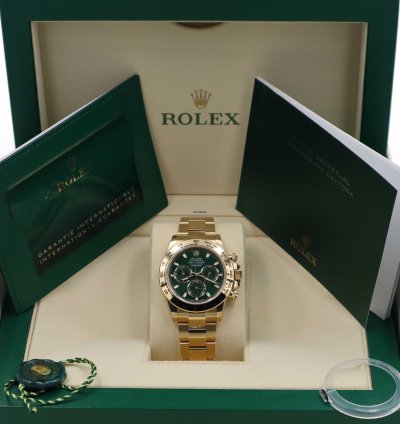 Rolex Daytona Green Dial - New 2021 - Full Factory Stickers
