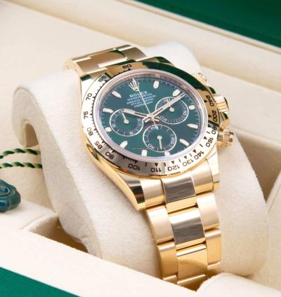 Rolex Daytona Green Dial Full Set Unworn 116508