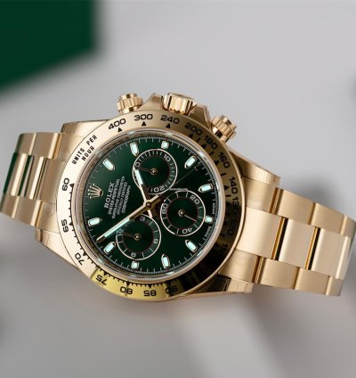 Rolex Daytona Green Dial Full Set Unworn 116508