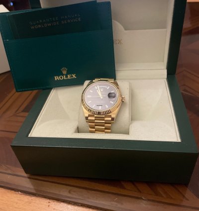 Rolex Day-date 40 Mit Baguette Diamanten
