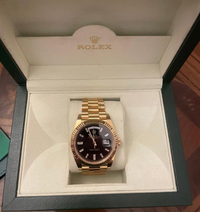 Rolex Day-date 40 Mit Baguette Diamanten