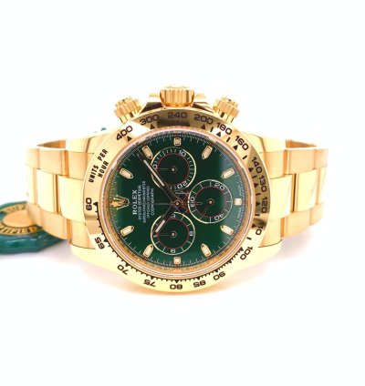 Rolex Daytona Green Dial Yellow Gold
