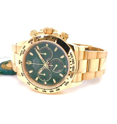 Rolex Daytona Green Dial Yellow Gold
