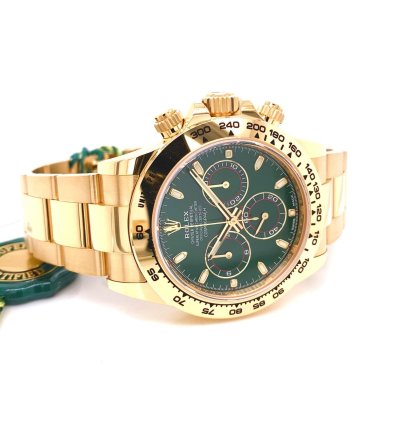 Rolex Daytona Green Dial Yellow Gold