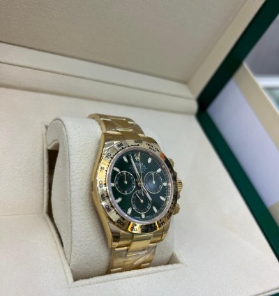 Rolex Daytona Green Dial Yellow Gold Discontinued