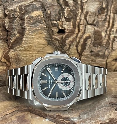 Patek Philippe Nautilus Chronograph - Ref 5980 1 - Full Set 2012 Lc100