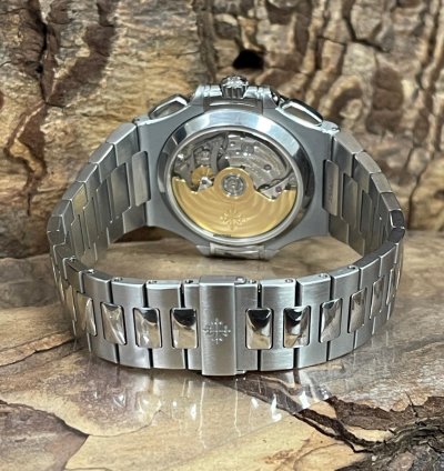 Patek Philippe Nautilus Chronograph - Ref 5980 1 - Full Set 2012 Lc100