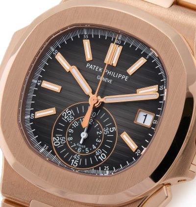 Patek Philippe Nautilus Chronograph 18k Rose Gold 5980 1r-001 - Ats-w000016