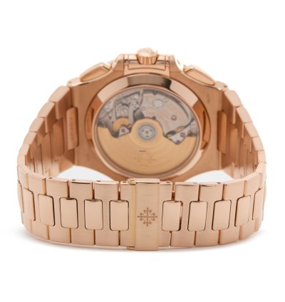 Patek Philippe Nautilus Chronograph 18k Rose Gold 5980 1r-001 - Ats-w000016
