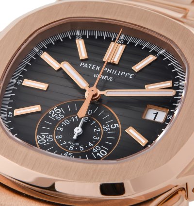 Patek Philippe Nautilus Chronograph 18k Rose Gold 5980 1r-001 - Ats-w000016