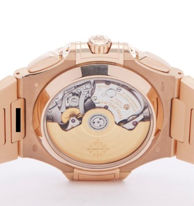 Patek Philippe Nautilus Chronograph 18k Rose Gold 5980 1r-001 - Ats-w007799