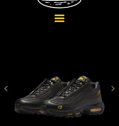 Corteiz Nike Air Max 95 Honey Black Size 12 New