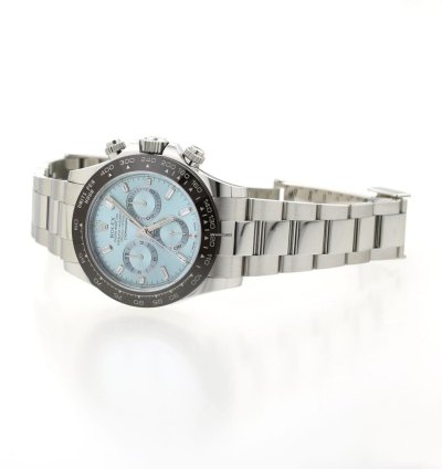 Rolex Daytona Ice Blue Baguette Dial