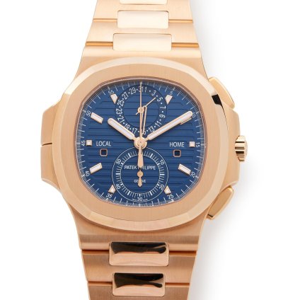 Patek Philippe Nautilus Chronograph 18k Rose Gold 5990 1r-001 - Ats-w007897