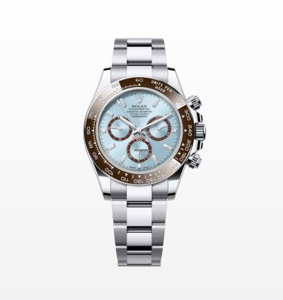 Rolex Daytona Ice Blue Diamond Baguette Dial
