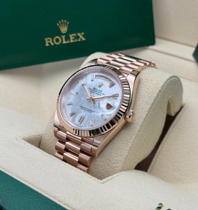 Rolex Day-date 40 Mop Perlmutt