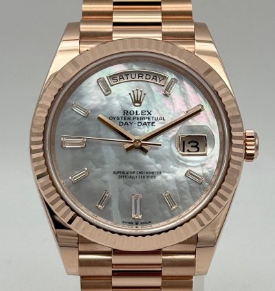 Rolex Day-date 40 Mop Perlmutt