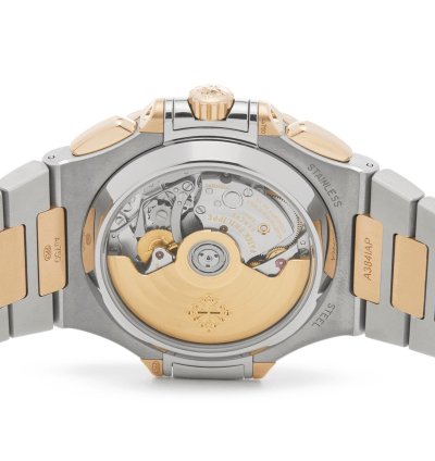 Patek Philippe Nautilus Chronograph 18k Rose Gold Stainless Steel 5980 1ar-001 - Ats-w007797