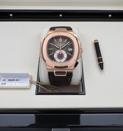 Patek Philippe Nautilus Chronograph 40 5mm Rosegold Like New