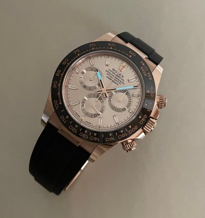 Rolex Daytona In Rose Gold Sundust Diamond-set Dial 116515ln-0006