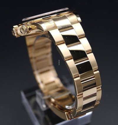 Rolex Daytona In Stock New Full Stickers Daytona Yellow Gold Green Dial Personal Delivery