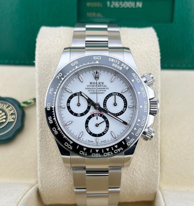 Rolex Daytona In Stock New Reference 2024 Daytona Panda Dial 126500ln Oyster Bracelet