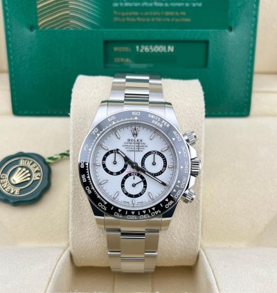 Rolex Daytona In Stock New Reference 2024 Daytona Panda Dial 126500ln Oyster Bracelet