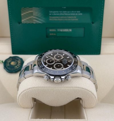 Rolex Daytona In Stock Unworn 2023 Daytona Black Dial 116500ln Oyster Bracelet