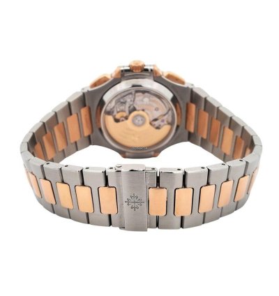 Patek Philippe Nautilus Chronograph 5980 1ar-001 Blue 2-tone 40 5mm Box Papers
