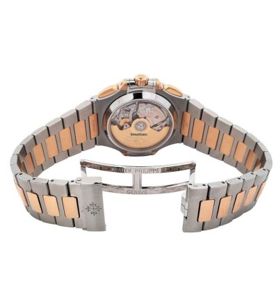 Patek Philippe Nautilus Chronograph 5980 1ar-001 Blue 2-tone 40 5mm Box Papers