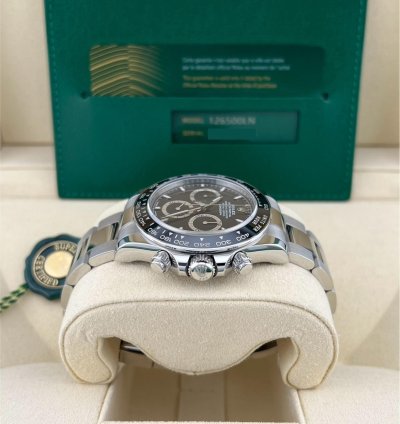 Rolex Daytona In Stock Unworn 2024 Daytona Black Dial 126500ln Oyster Bracelet