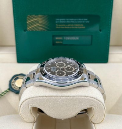 Rolex Daytona In Stock Unworn 2024 Daytona Black Dial 126500ln Oyster Bracelet