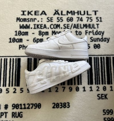 Cpfm Nike Air Force 1 Low White Size 10m
