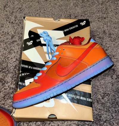 1100 Online Nike Sb Dunk Low Gamma Orange Fire And Ice