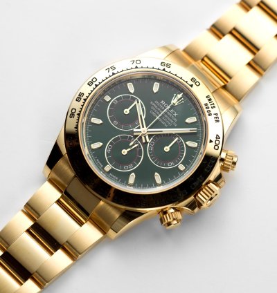 Rolex Daytona John Mayer - 2022 - New - 116508 - Yellow Gold Green