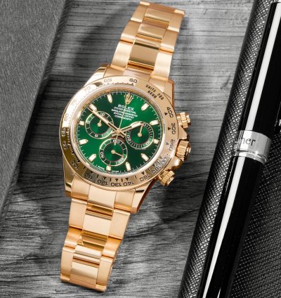 Rolex Daytona John Mayer 116508 Green Dial Unworn Full Set