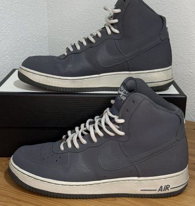 2012 Nike Air Force 1 High 07 Grey 315121-014