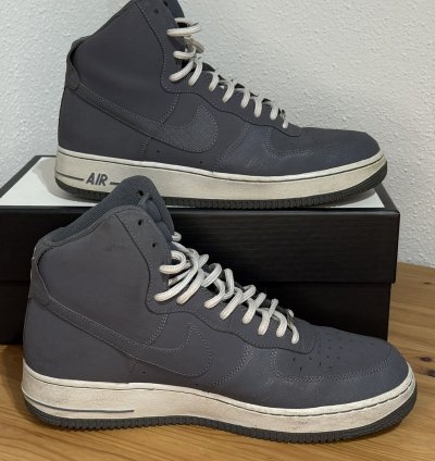 2012 Nike Air Force 1 High 07 Grey 315121-014