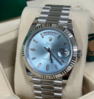 Rolex Day-date 40 New 2023 Fluted Baguette Dial 228236