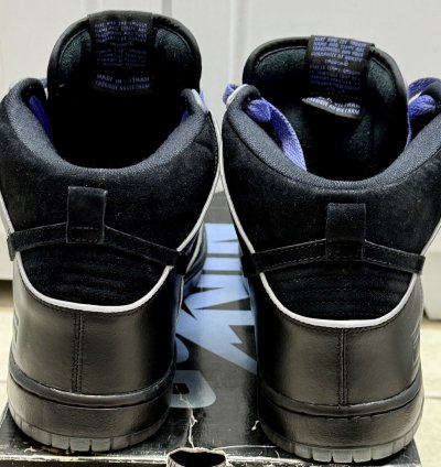 Deadstock- Nike Sb Dunk High Black Purple Box Size 11 5