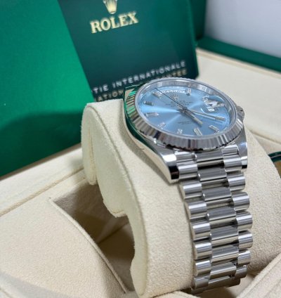 Rolex Day-date 40 New 2023 Fluted Baguette Dial 228236
