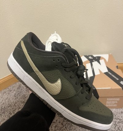 rare 800 Online Nike Sb Dunk Low Sequoia White Gum